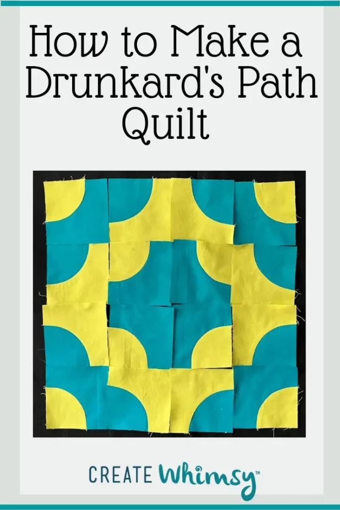 How to Make a Drunkard's Path Quilt PI 6