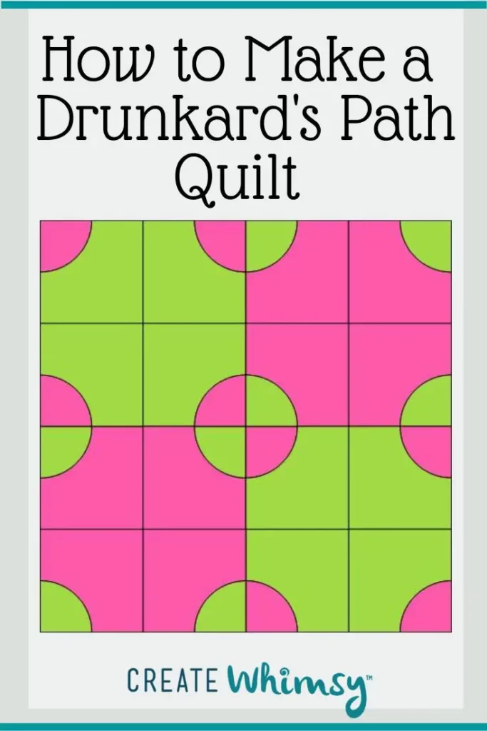 How to Make a Drunkard's Path Quilt PI 8