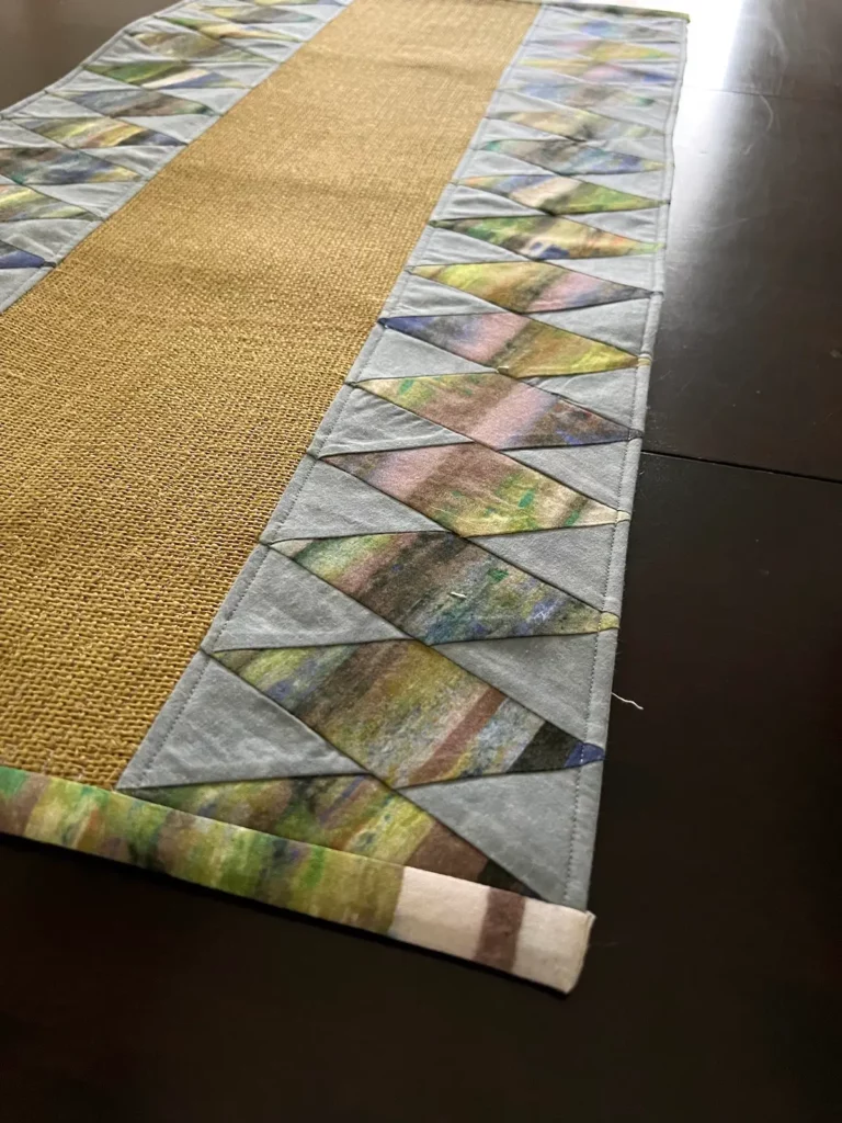 Table runner finished 7