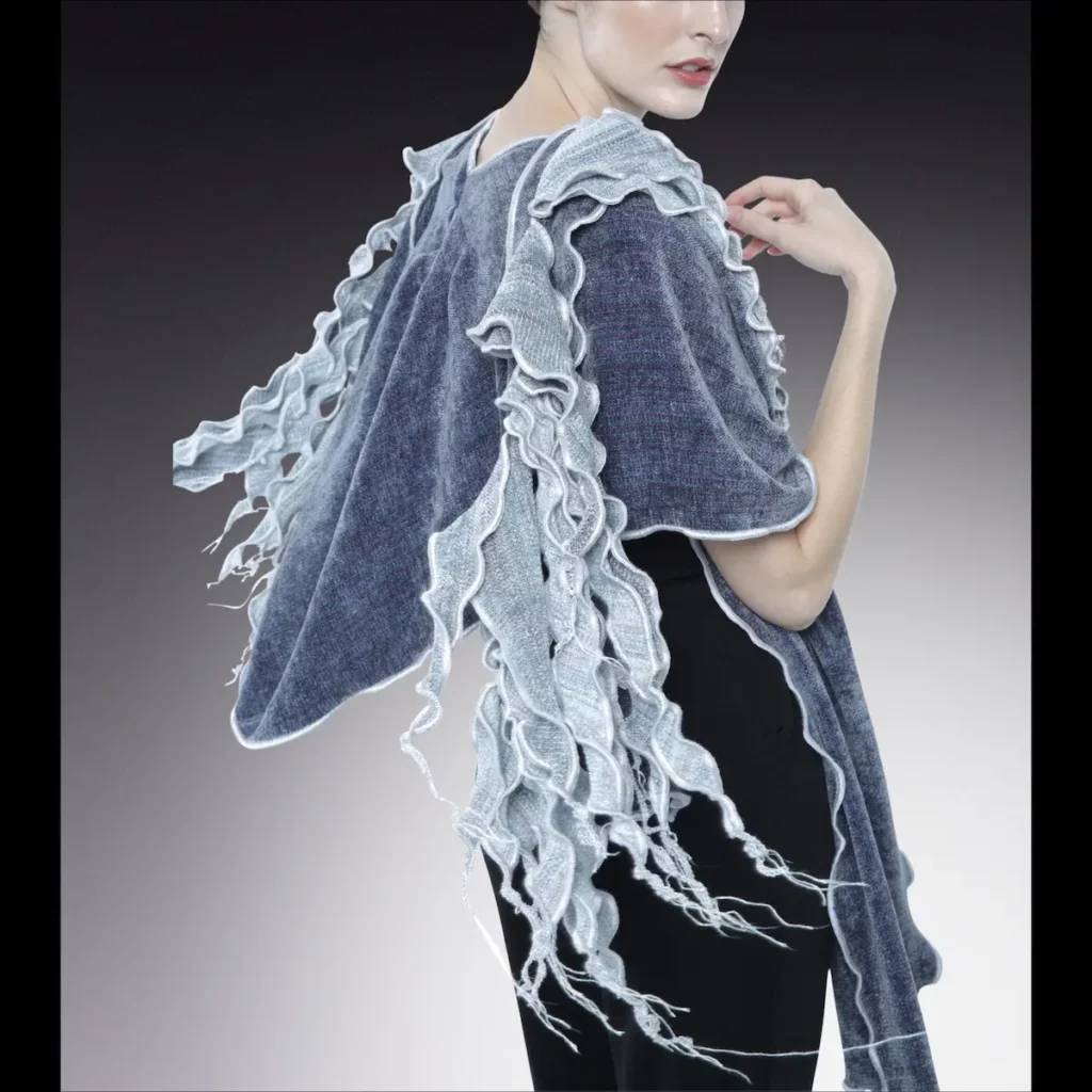 Waterfall Scarf by Karen Gelbard