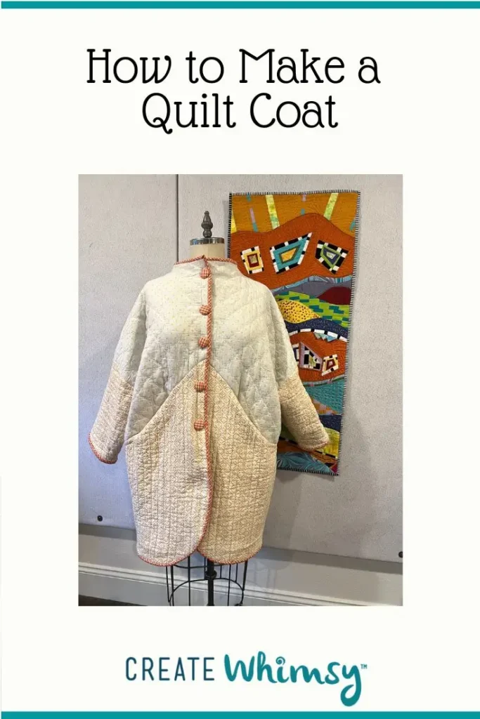 Yellow quilt coat pinterest image