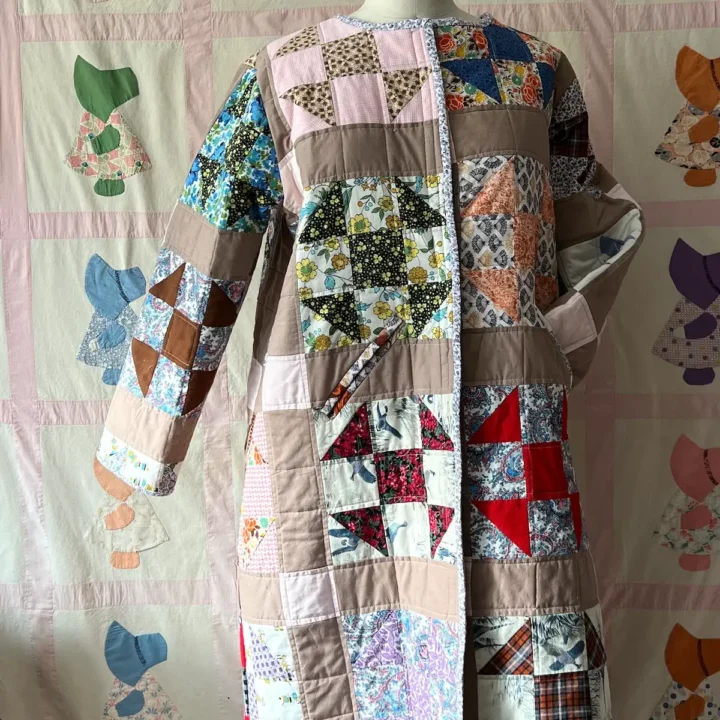 Quilt coat finished
