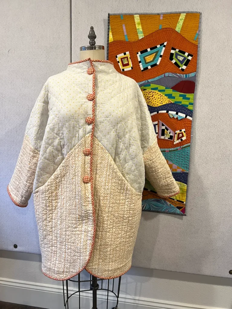 Yellow quilt coat updated