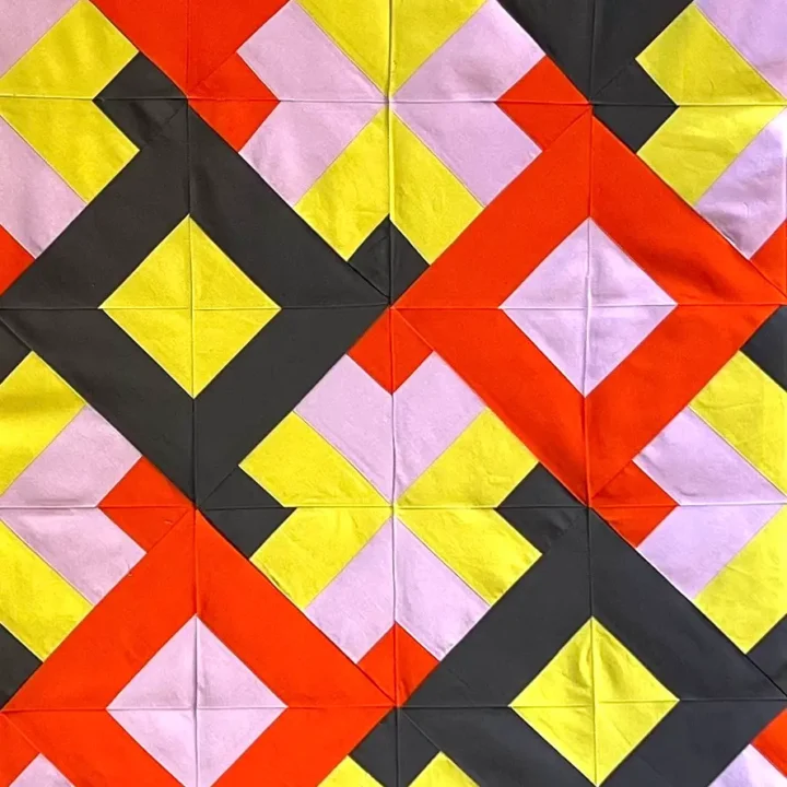 Hidden Wells quilt top finished