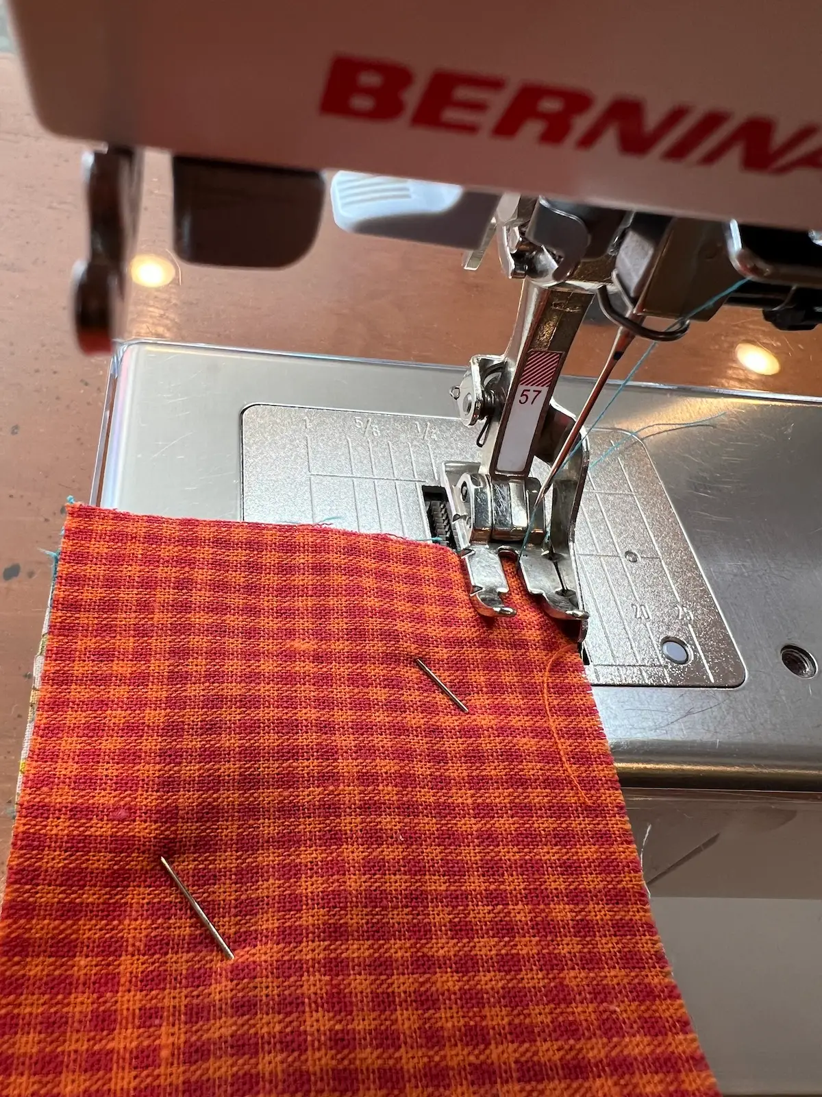 Easy Cathedral window quilt sew two squares together