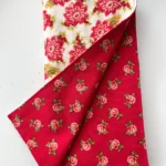 Finished reversible napkin