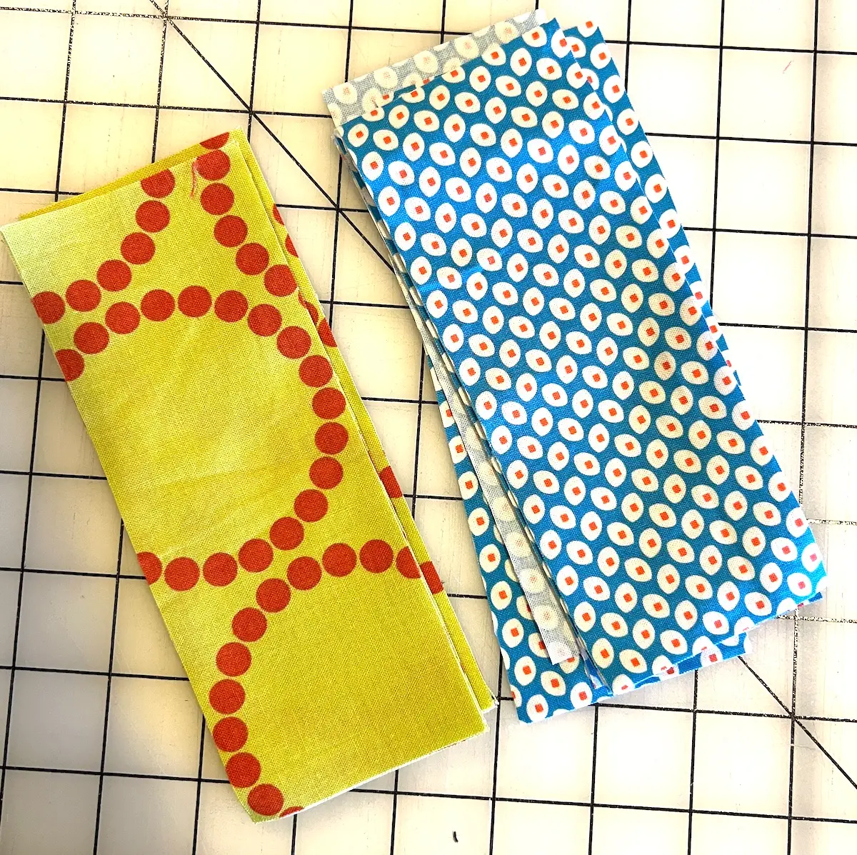 7 patch weave block centers cut out