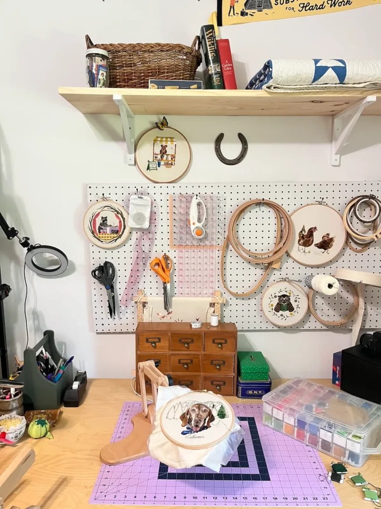 Amanda Fox's creative space