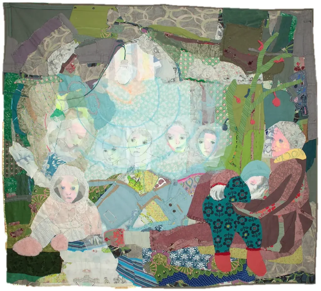 Space fiber arty by Anne Smith