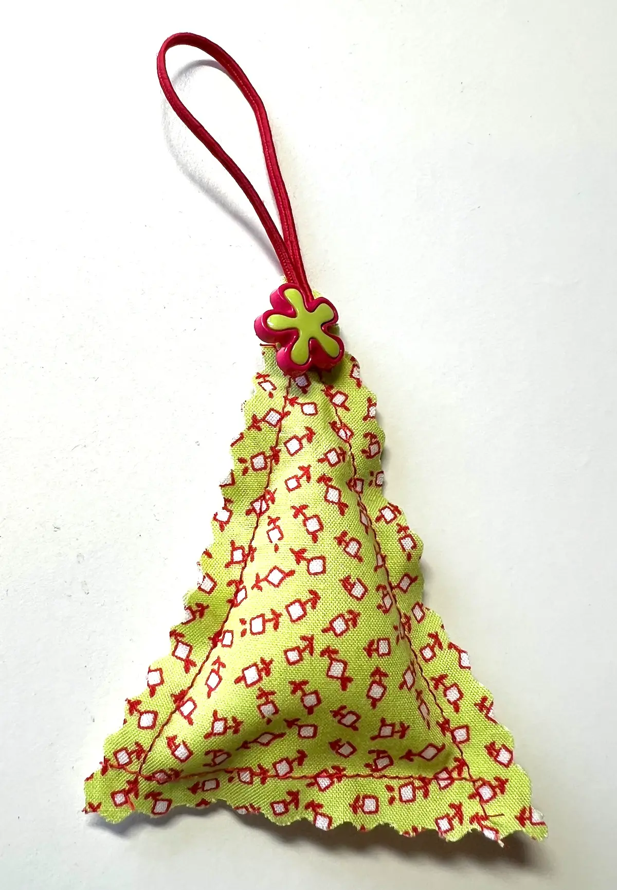 Finished christmas tree ornament 2