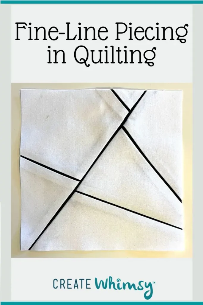 Fine Line piecing pinterest image 1