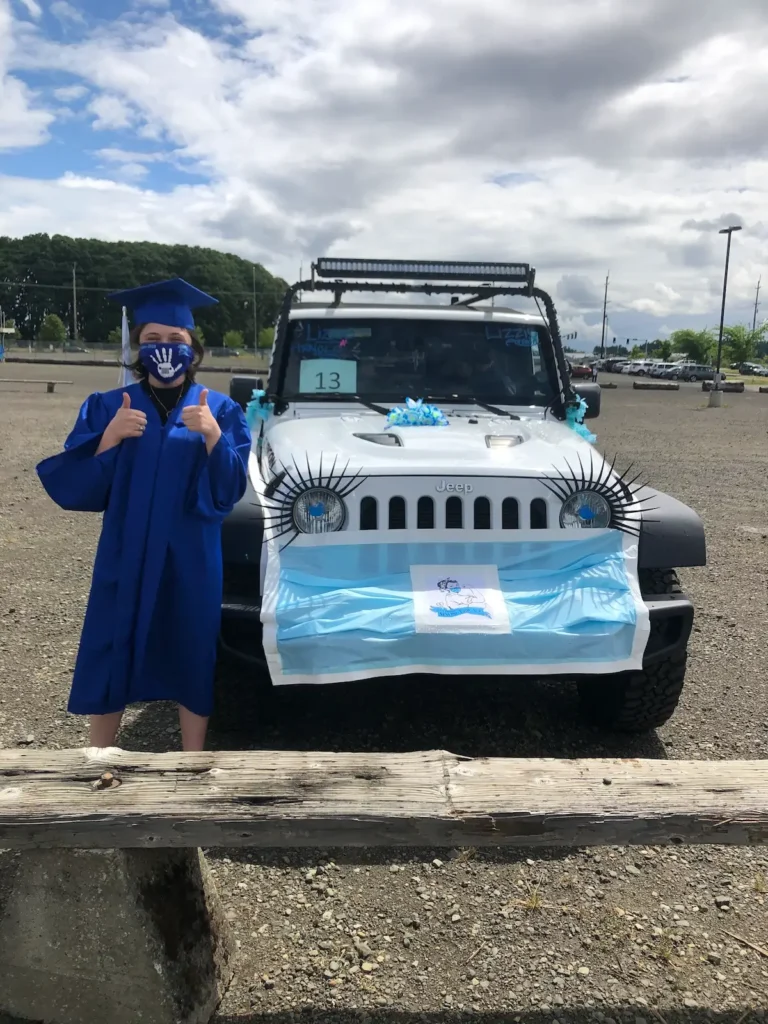 Graduation celebration with Monique Arnold