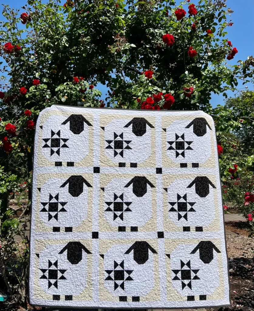 Sheep quilt by Monique Arnold