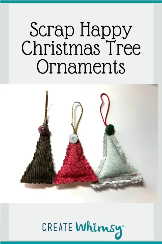 Scrap Happy Christmas tree ornaments Pinterest image 1