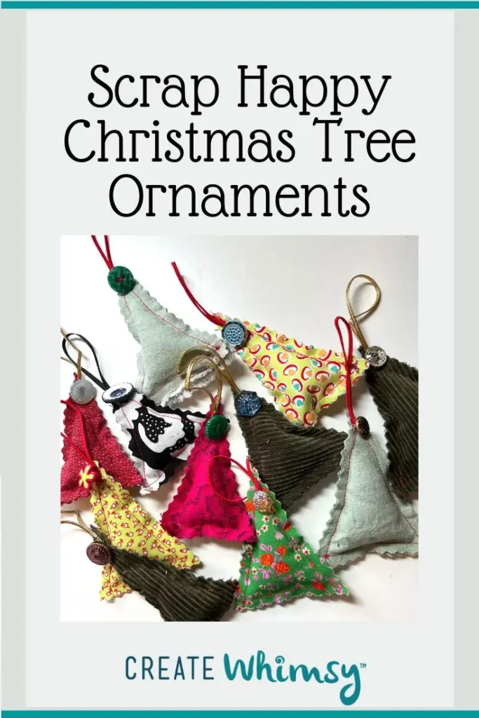 Scrap Happy Christmas tree ornaments Pinterest image 2