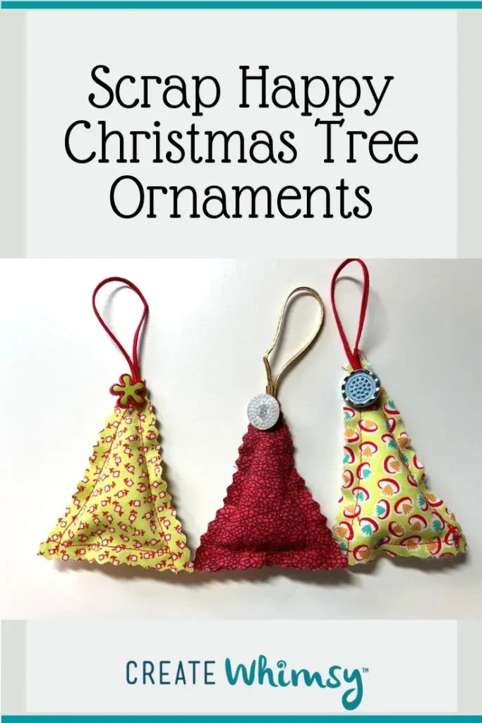 Scrap Happy Christmas tree ornaments Pinterest image 3