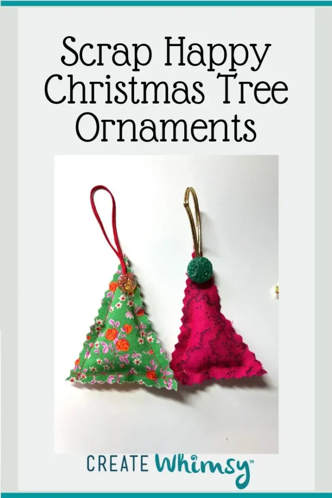 Scrap Happy Christmas tree ornaments Pinterest image 4