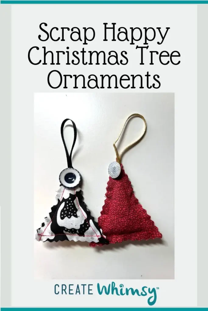 Scrap Happy Christmas tree ornaments Pinterest image 6