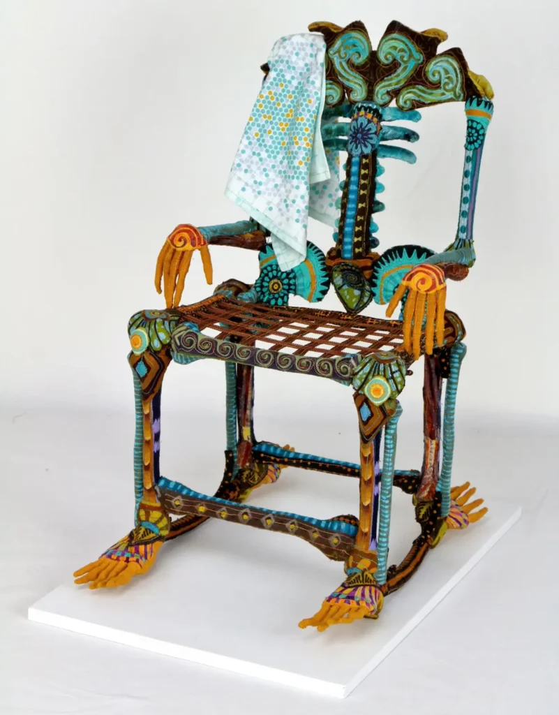 Lullaby fiber art by Susan Else