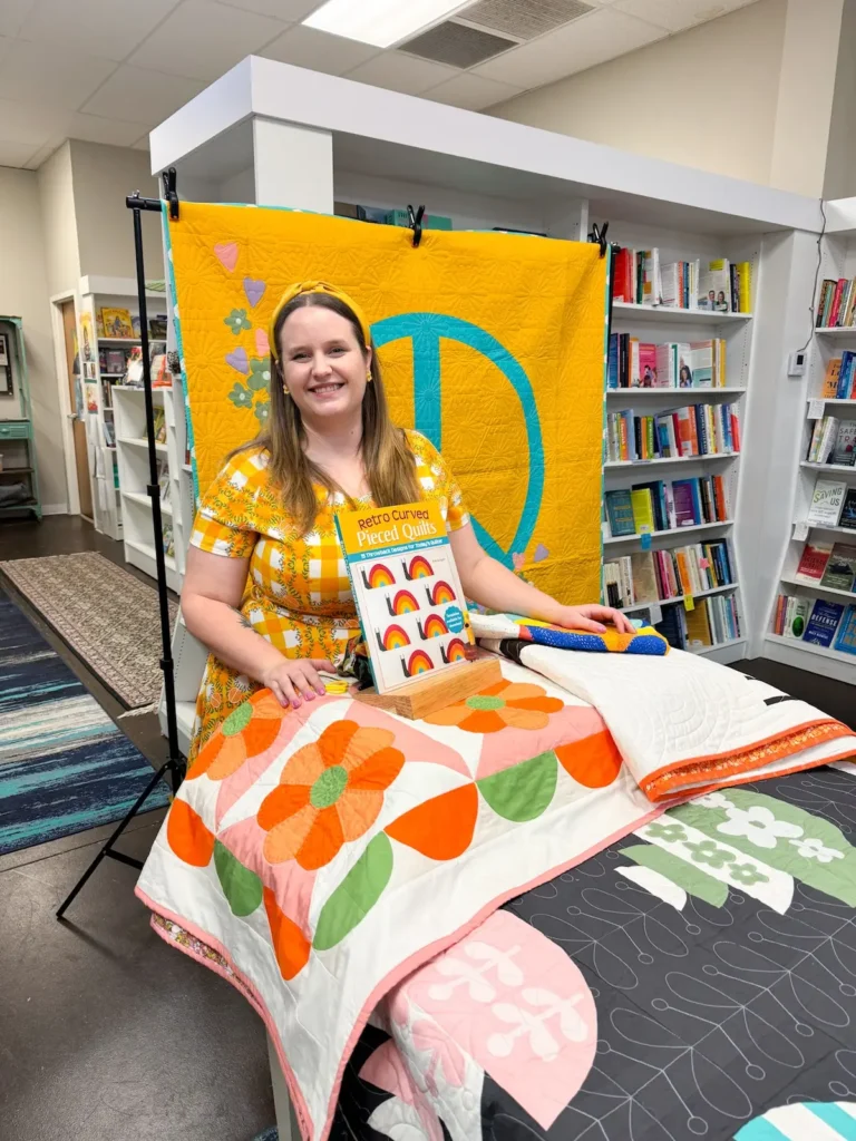 Erin Grogan at a book signing