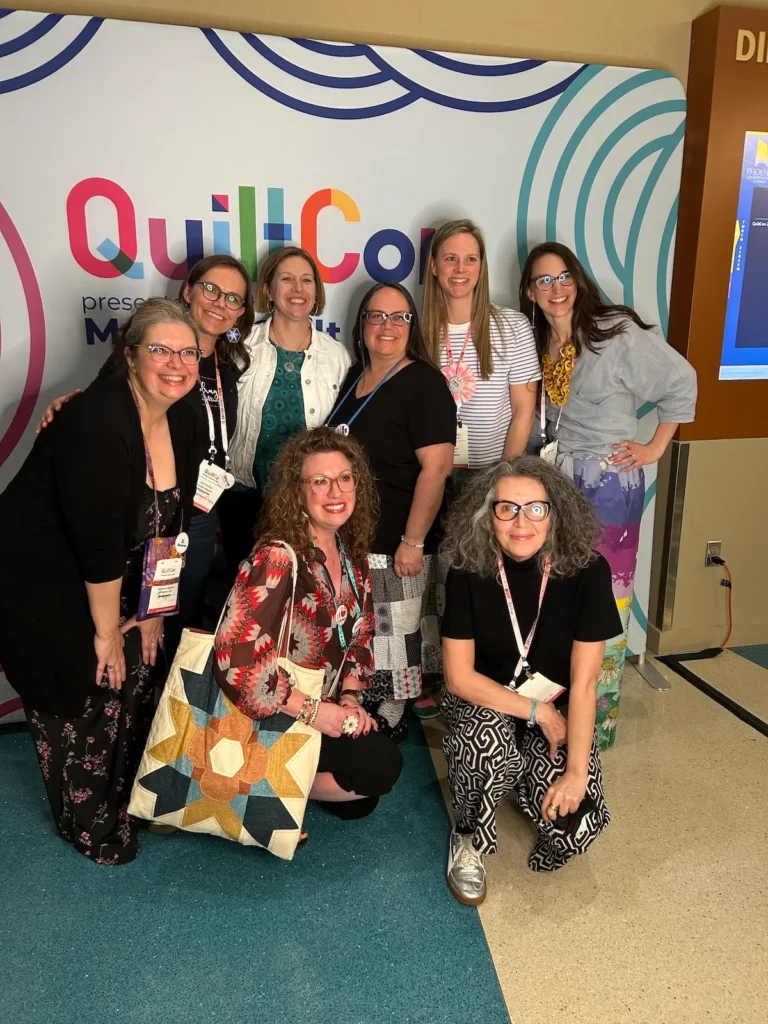 Jen and friends at QuiltCon