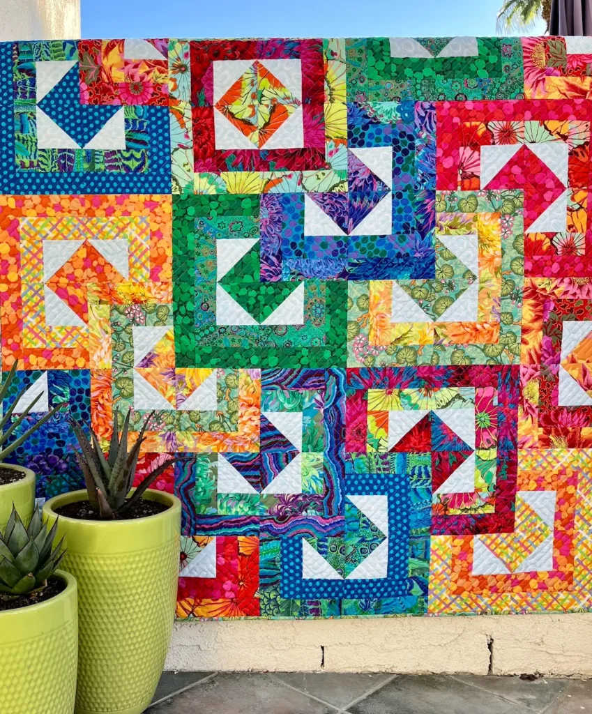 All Stacked Up quilt by Linda Sullivan