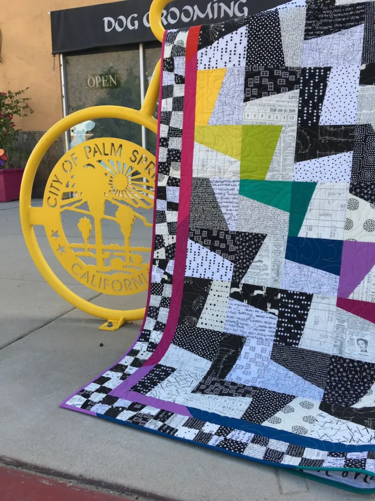 Colourstruck in Palm Springs, quilt by Linda Sullivan