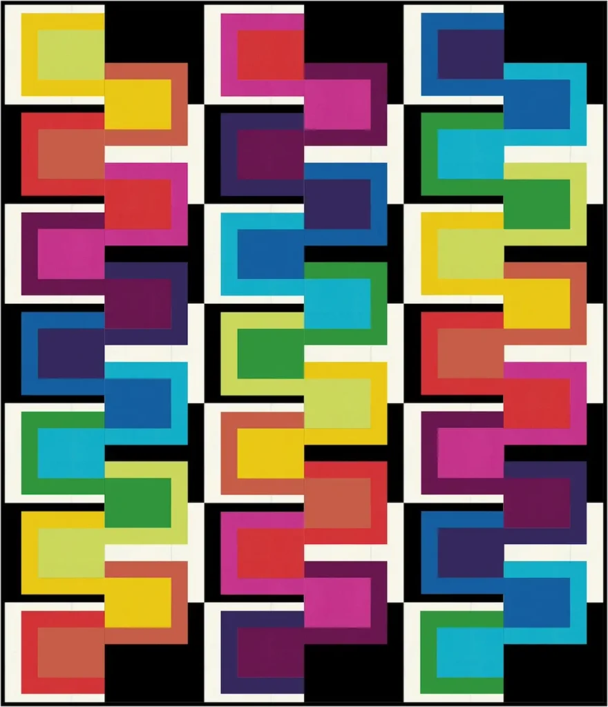 ModBox quilt by Linda Sullivan