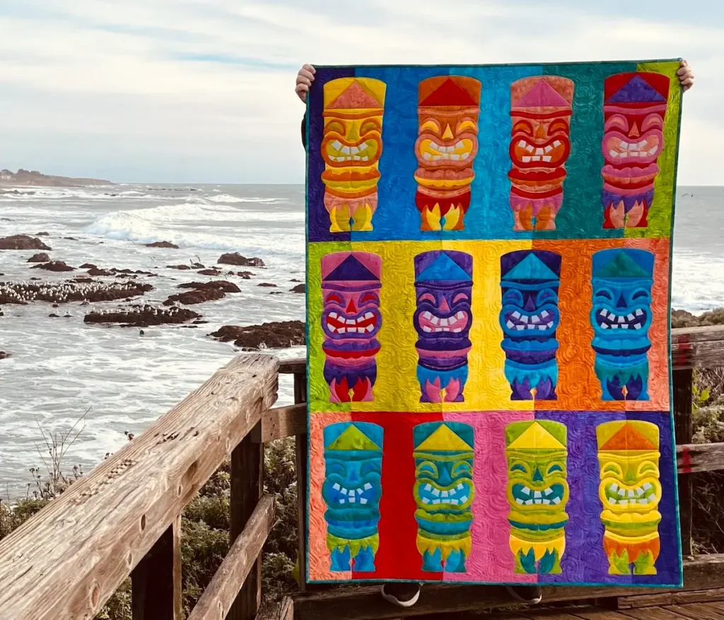 ModTiki quilt by Linda Sullivan