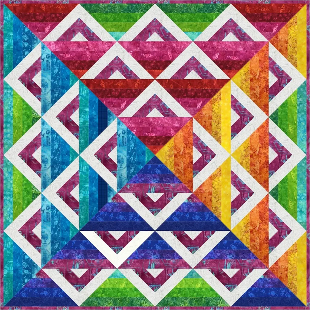 Paint Box quilt by Linda Sullivan
