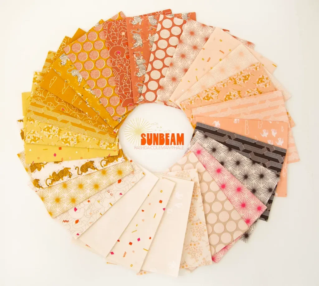 Sunbeam collection of fabric by Rashida Coleman-Hale