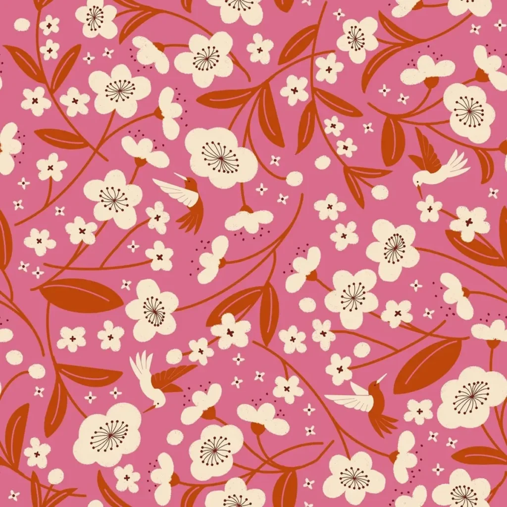 Floral 1 fabric design by Rashida Coleman-Hale