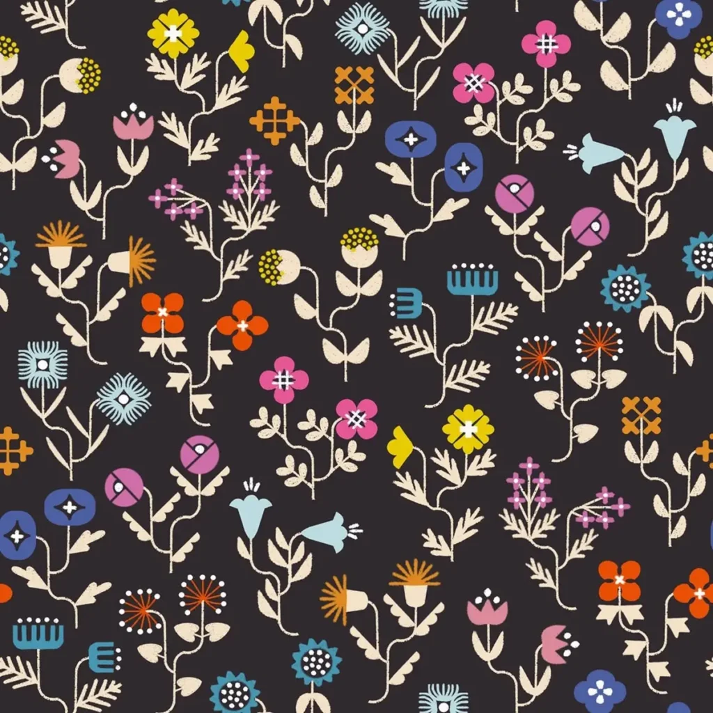 Floral 2 fabric design by Rashida Coleman-Hale