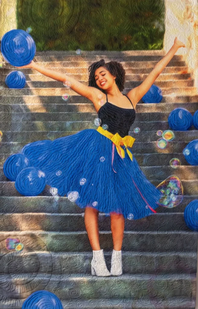 Rise Up fiber art by Tasha Owen