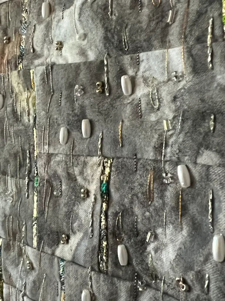 Detail of Torrential Rain by Lynn Woll