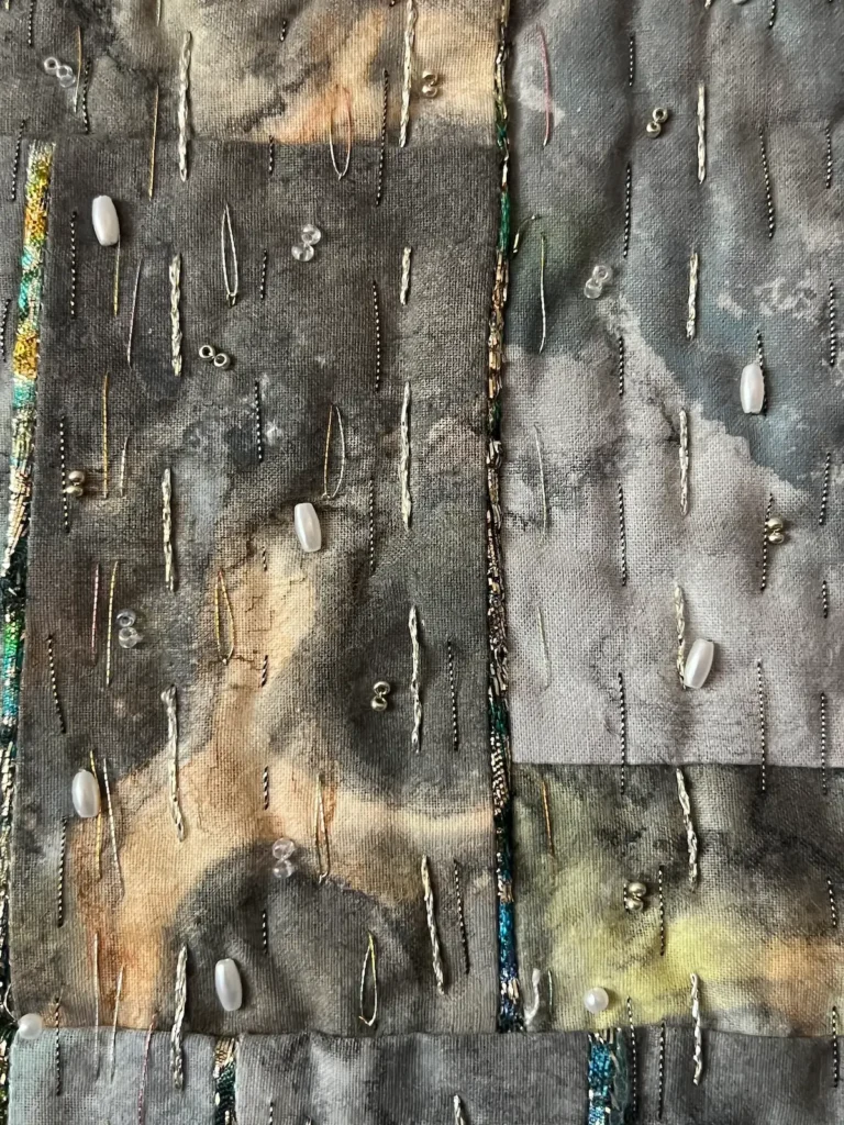 Torrential Rain detail 2 by Lynn Woll