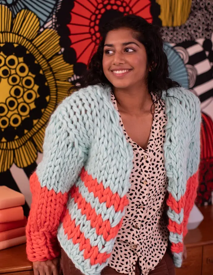 Cozeplay sweater knit by Vickie Howell