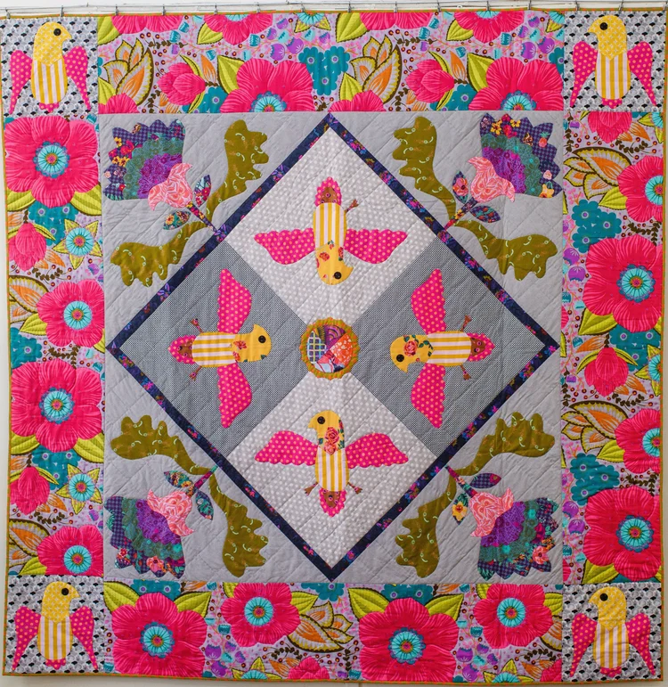 Barbie Mitchell bird quilt