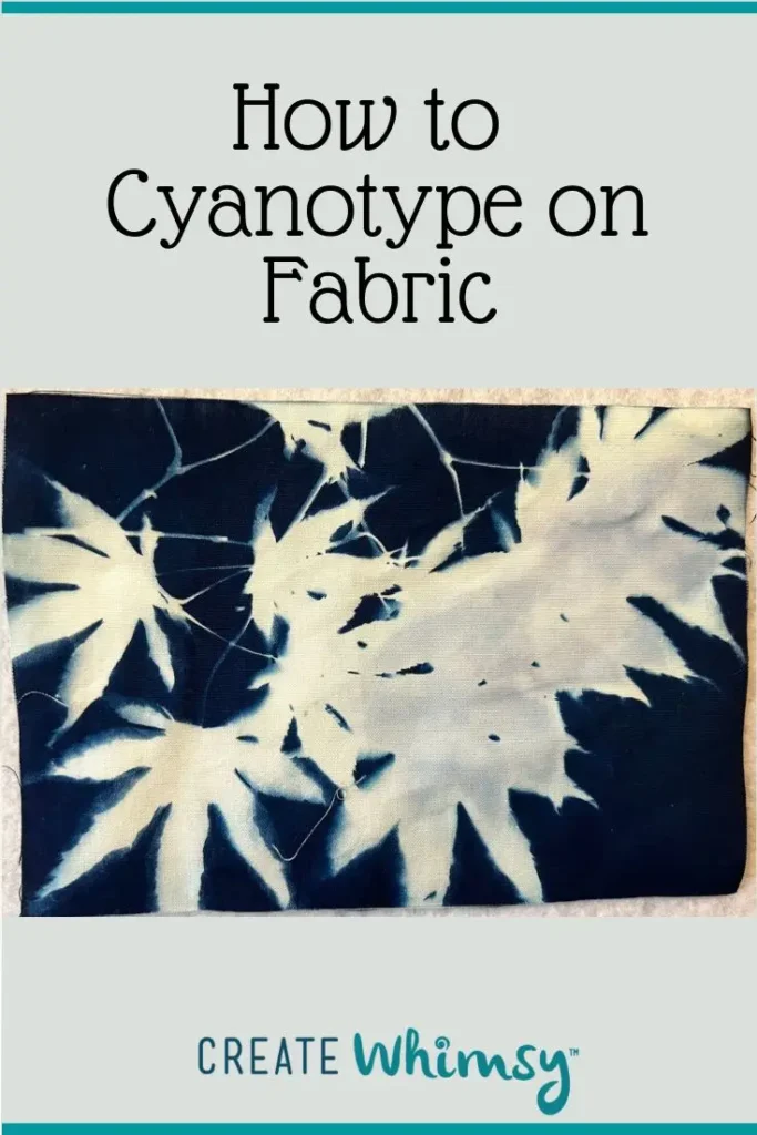 Cyanotype on fabric Pinterest image 4