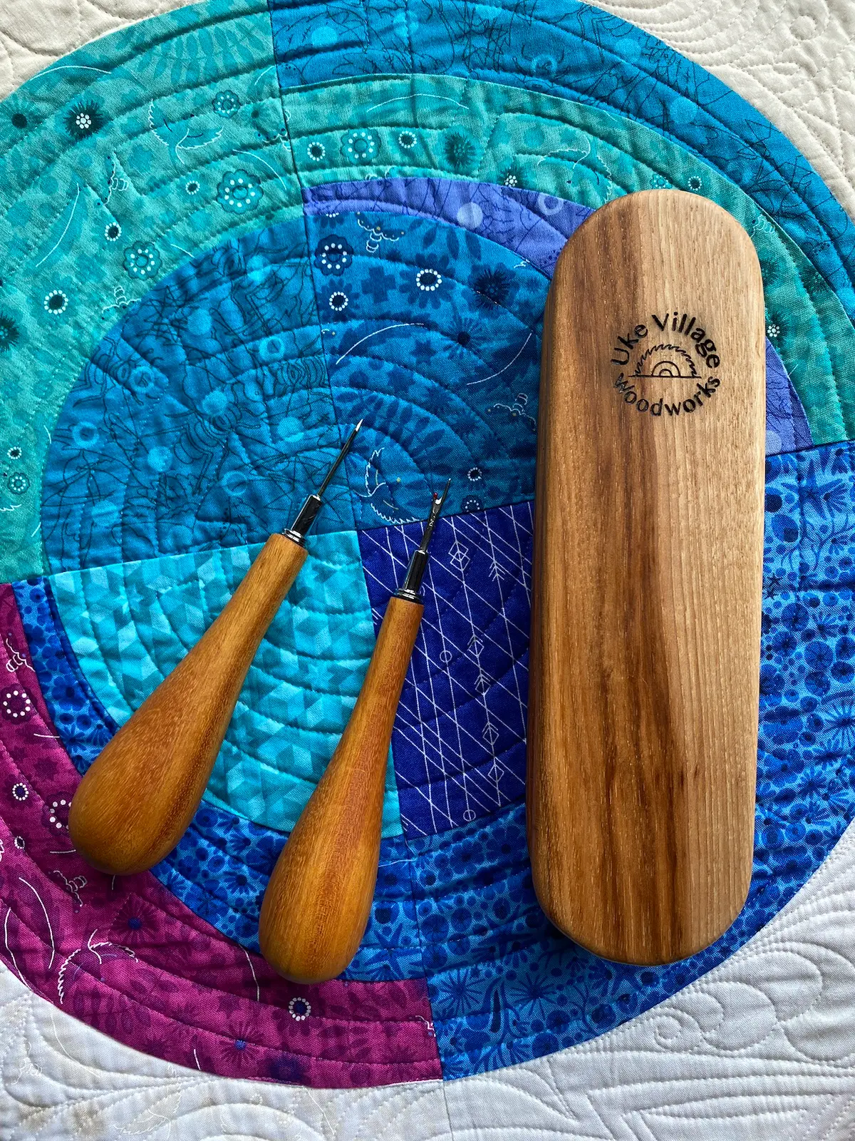 Clapper and seam rippers by Jessica Bobrowski and Michael Jacques