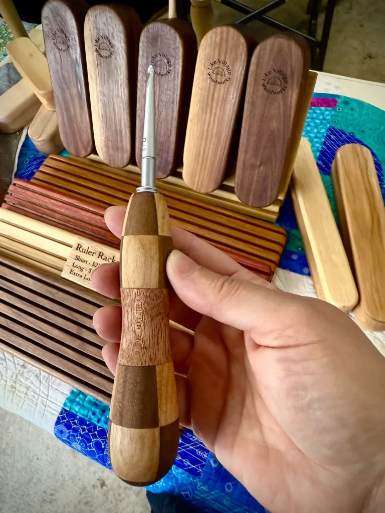 Crochet hook by Jessica Bobrowski and Michael Jacques