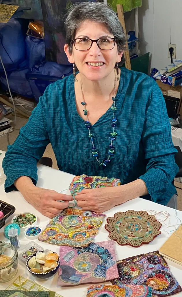 Julie Booth in her studio