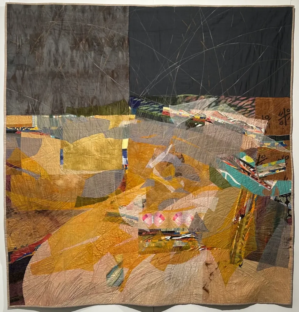 Seen and Unseen art quilt by Kathy Ford