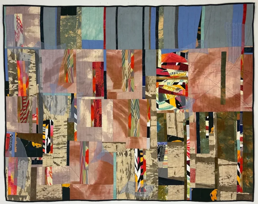 Treescape art quilt by Kathy Ford