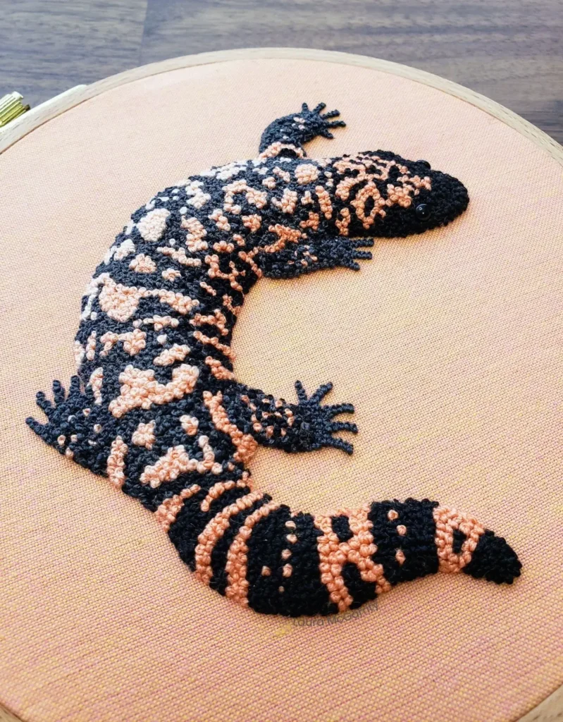 Gila embroidery by Laura McGarrity