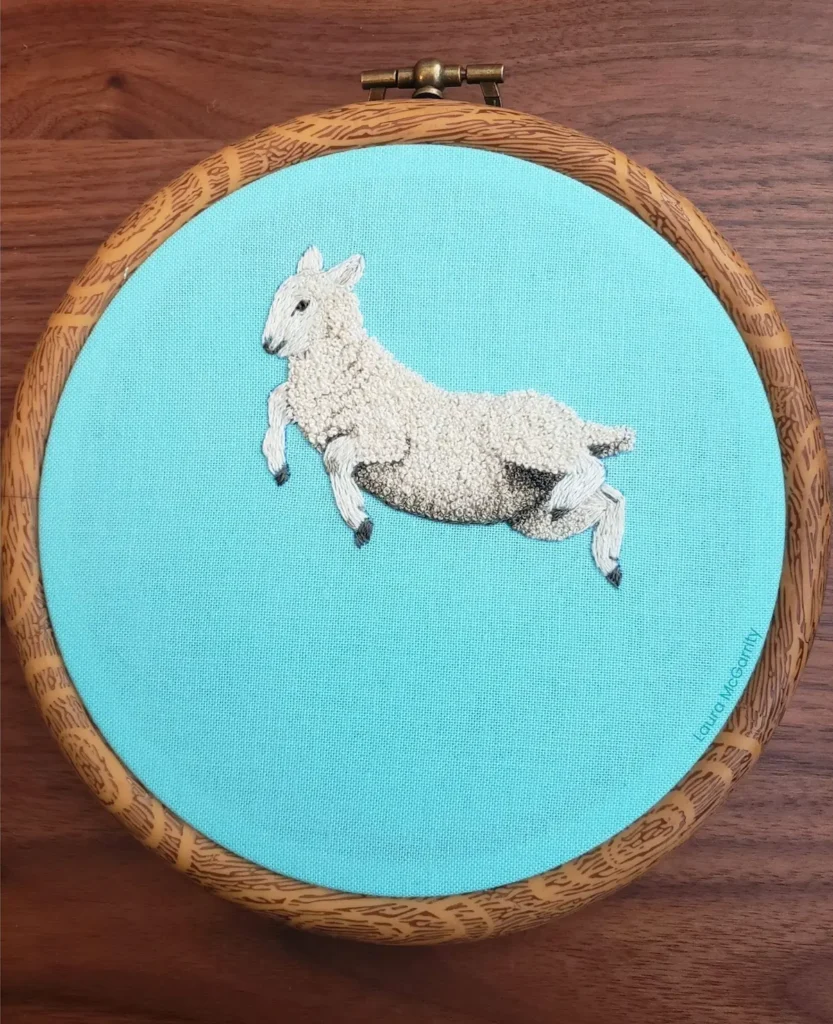 Happy Sheep by Laura McGarrity