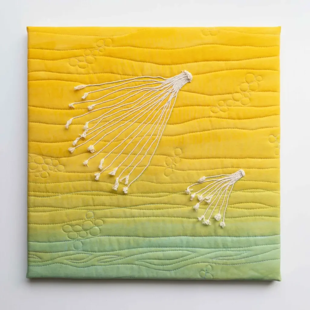 Imaginary World 3 fiber art by Lee McLean