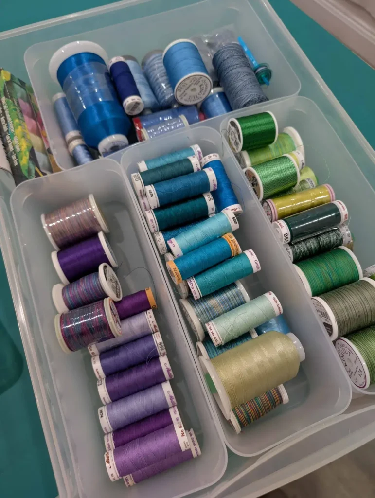 Lee McLean stored thread drawer