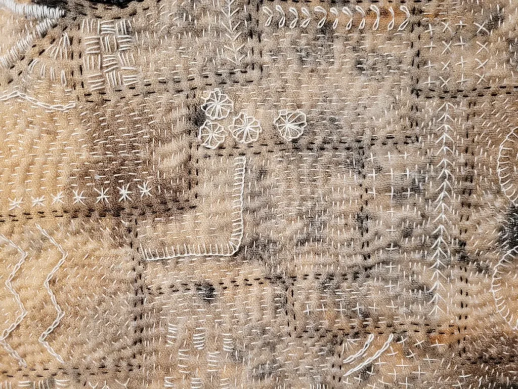 Voice from the Past, detail 1 by Maryte Collard