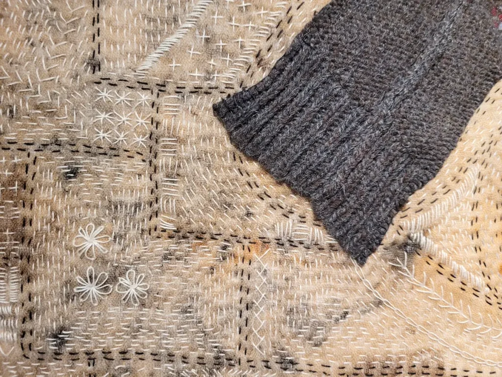 Voice from the Past, detail 2 by Maryte Collard